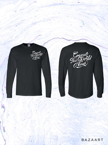 Majestéc Slogan Long Sleeve T-Shirt